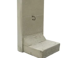 EHL Steine|Armierung^Stützwinkel L-Stein 50 cm x 80 cm Sicht Lf.1 Wandstärke 12 cm Grau