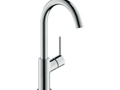 Badlüfter*Hansgrohe Einhebel-Waschtischarmatur Talis 210 mit Festauslauf u. Push-Open Ablaufgarnitur
