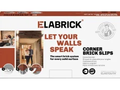 Elabrick Sockel-Fliesen|Verblender^Eckverblender Cordoba 7,1 cm x 11,5/24 cm Rot-Braun