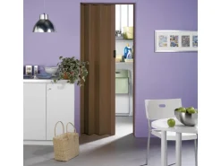 Falttüren*Grosfillex Falttür Una 84 cm x 205 cm Nussbaum