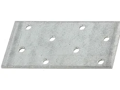 Holzbefestigungen^Flachverbinder 80 mm x 40 mm Sendzimirverzinkt