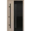 Wohnungseingangstüren* FM Türen AS68 Modell 66 1000 x 2100 Turner-Eiche Links Innen Beschläge Set 01