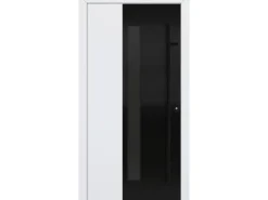 Wohnungseingangstüren* FM Türen AS68 Modell 67 1000 x 2000 Weiß Rechts Innen Beschläge Set 01