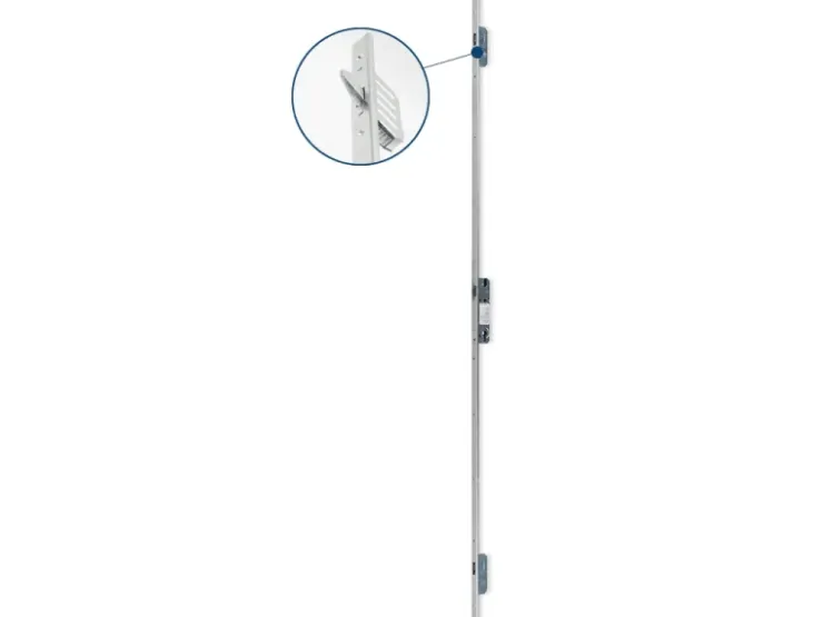 Wohnungseingangstüren* FM Türen AS68 Modell 67 1000 x 2000 Weiß Rechts Innen Beschläge Set 01