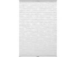 Fensterdichtungen*Gardinia Easy Fix Plissee Weiß 100 cm x 130 cm mit 2 Bedienschienen