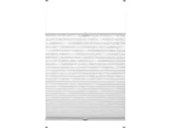 Fensterdichtungen*Gardinia Easy Fix Plissee Weiß 100 cm x 130 cm mit 2 Bedienschienen