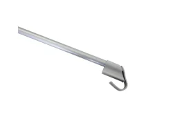Fensterdichtungen*Gardinia Klemmvitrage Ø 10/12 mm 75 cm - 125 cm Silber