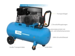 Güde Kompressoren^Kompressor 580/10/100 H/400 V