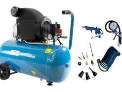 Güde Kompressoren^Kompressor-Set 301/10/50 Motorleistung 1,8 kW 12-teilig