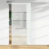 Terrassentüren*Skyscope Glasschiebetür ESG Floatglas Dekor Siebdruck 36/38 DIN LI/RE 2060 x 940 x 8 mm