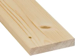 Hobelware^Glattkantbrett Fichte/Tanne gehobelt gefast 18 mm x 95 mm x 2100 mm