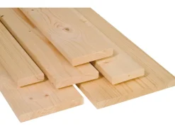 Hobelware^Glattkantbrett Fichte/Tanne gehobelt gefast 100 mm x 18 mm x 2500 mm