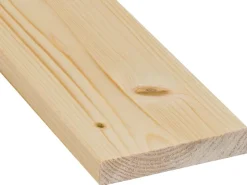 Hobelware^Glattkantbrett Fichte/Tanne gehobelt gefast 18 mm x 95 mm x 2700 mm