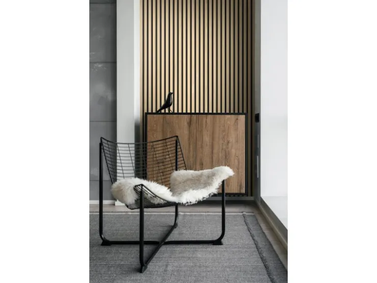 Akustikpaneele|Musterfliesen*Grosfillex Wandverkleidung Element 3D Optik Linio 260 cm x 37,5 cm Ash