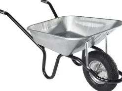 Baugeräte*Haemmerlin Einrad-Schubkarre 100 l Muldenvolumen 200 kg Traglast Verzinkt