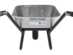Baugeräte*Haemmerlin Einrad-Schubkarre 100 l Muldenvolumen 200 kg Traglast Verzinkt