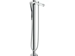 Badlüfter*Hansgrohe Einhebel-Wannenmischer Metris bodenstehend Chrom