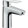 Abläufe*Hansgrohe Einhebel-Waschtischarmatur Logis E 100 mm Chrom mit Zugstangen-Ablauf
