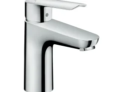 Abläufe*Hansgrohe Einhebel-Waschtischarmatur Logis E 100 mm Chrom mit Zugstangen-Ablauf