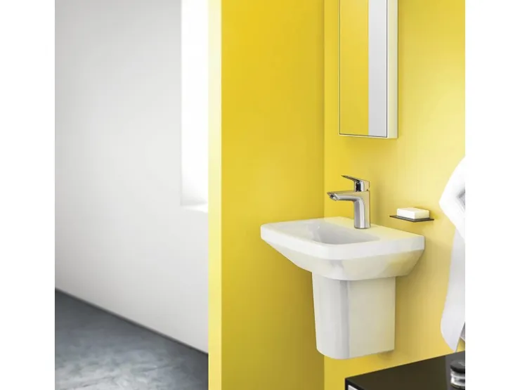Abläufe*Hansgrohe Einhebel-Waschtischarmatur Logis E 100 mm Chrom mit Zugstangen-Ablauf