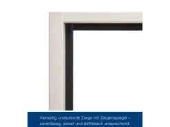 Hörmann Stahltüren^Feuerschutz-Tür T30-H8-5, 87,5 cm x 187,5 cm x 4,5 cm Grauweiß