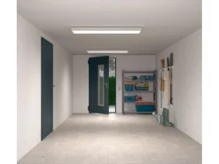Hörmann Stahltüren^Mehrzweck-/Kellertür H8-5 LA (Glas) RAL 7016 Links/Rechts 100 x 200 cm