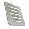 Häusler Lüftungsgitter^Edelstahl Lüftungsgitter LG-1212 L Lamellengitter 115 x 115 Abluftgitter