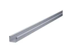 Bedachungen*INEFA Dachrinne Kastenrinne PVC 200cm NW 115 Dachentwässerung Grau