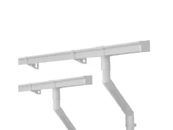 Bedachungen*INEFA Dachrinnen Set PVC 2x 3m NW 68 Kastenrinne Dachentwässerung Weiß