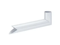 Abläufe|Bedachungen*INEFA Wasserspeier Fallrohr PVC DN 50 Ableitung von Regenwasser Weiß