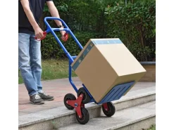 Juskys Baugeräte^Treppensackkarre bis Max 100 kg Blau
