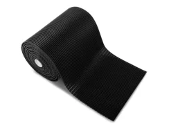 Drainage|Trockenausbau*Karat Antirutschmatte Multi Grip Antibakteriell 13,5 mm Stärke Schwarz 120 x 600 cm