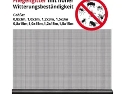 Karat Zubehör Für Türen^Fliegengitter für Fenster und Türen Zuschneidbar Reißfest 1 x 3 m