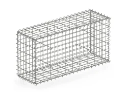 Mörtel|Armierung*Karat Gabionenkorb Lenox Steinkorb Zaun Sichtschutz Verzinkt 100 x 50 x 30 cm