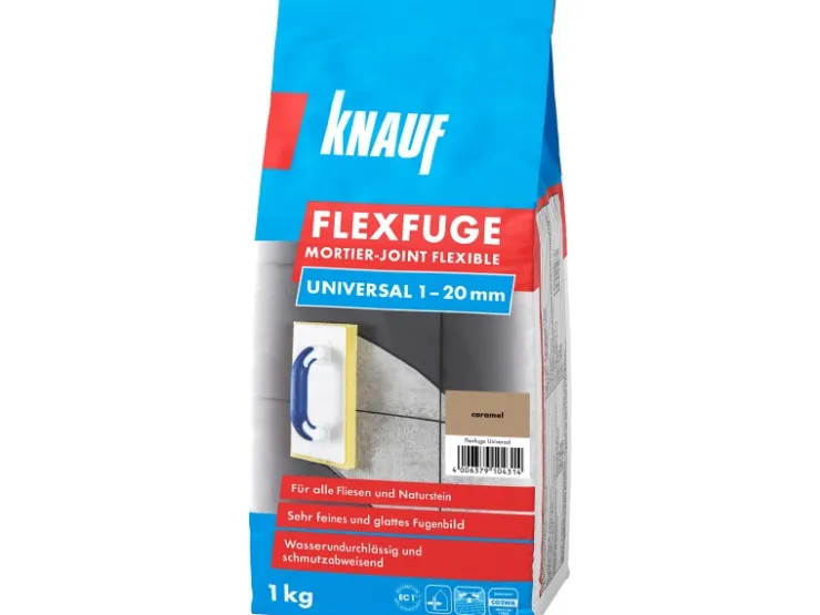 Knauf Mosaikfliesen^Flexfuge Universal 1 kg Caramel