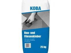 Kreisel Fliesenzubehör|Spaltplatten^Koba Bau- und Fliesenkleber Grau 25 kg
