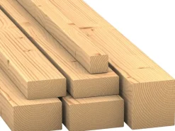 Regalbau|Konstruktionsvollholz* Konstruktionsvollholz NSI Fichte/Tanne 120 mm x 120 mm x 2500 mm
