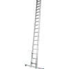 Krause Bauzubehör^Stabilo Sprossen-Seilzug-Leiter 2 x 20 Sprossen