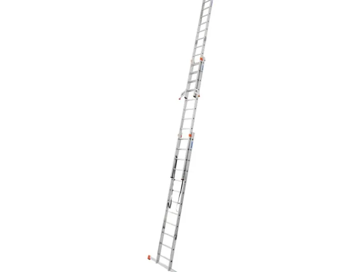 Krause Bauzubehör^Tribilo Sprossen-Vielzweck-Leiter 3 x 12 Sprossen Treppenfunktion