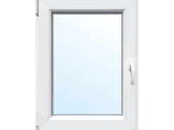 Armierung|Kunststofffenster* Kunststoff-Fenster 2-Fach Verglasung Weiß BxH 95 cm x 120 cm Anschlag Links