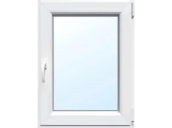 Kunststofffenster|Armierung* Kunststoff-Fenster 2-Fach Verglasung Weiß BxH 90 cm x 110 cm Anschlag Rechts