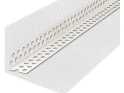 Armierung* Laier PVC-Eckwinkel Weiß mit Gewebe 10 cm x 15 cm x 250 cm