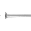 Holzbefestigungen^LUX Rundkopfstift Ø 1,2 mm x 13 mm Vernickelt 200 Stück