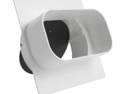 Marley Rundrohrsysteme|Flachkanalsysteme^Adapter rund eckig mit Rückstauklappe System 125