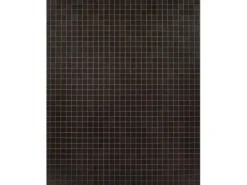 Wandfliesen|Mosaikfliesen* Mosaikmatte selbstklebend Alu gebürstet Schwarz 29 cm x 29 cm/ 30 mm x 30 mm
