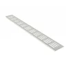 Badlüfter|Lüftungsgitter^MS Beschläge Lüftungsgitter 60 x 600 mm Alu Silber F1 Eloxiert Belüftungsgitter