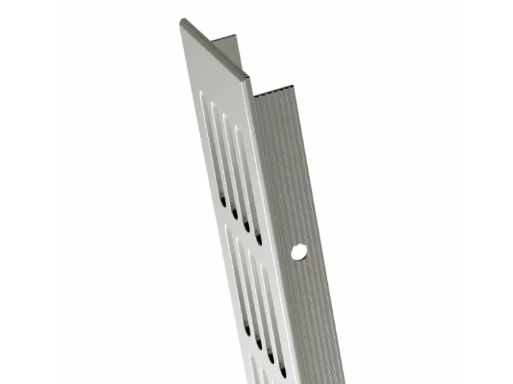 Badlüfter|Lüftungsgitter^MS Beschläge Lüftungsgitter 60 x 600 mm Alu Silber F1 Eloxiert Belüftungsgitter