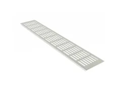 Badlüfter|Lüftungsgitter^MS Beschläge Lüftungsgitter Alu 100 x 400 mm Silber F1 Eloxiert Belüftung