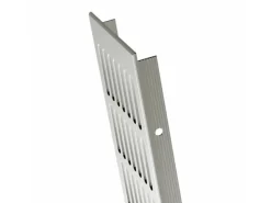 Badlüfter|Lüftungsgitter^MS Beschläge Lüftungsgitter Alu 100 x 400 mm Silber F1 Eloxiert Belüftung