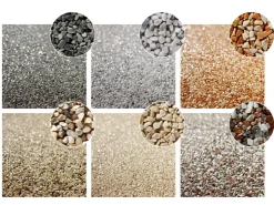 Steine|Steinteppiche*Quick Mix Naturstein-Teppich Marmorkiesel 20 kg Nebelgrau